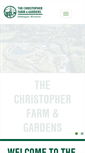 Mobile Screenshot of christopherfarmandgardens.org